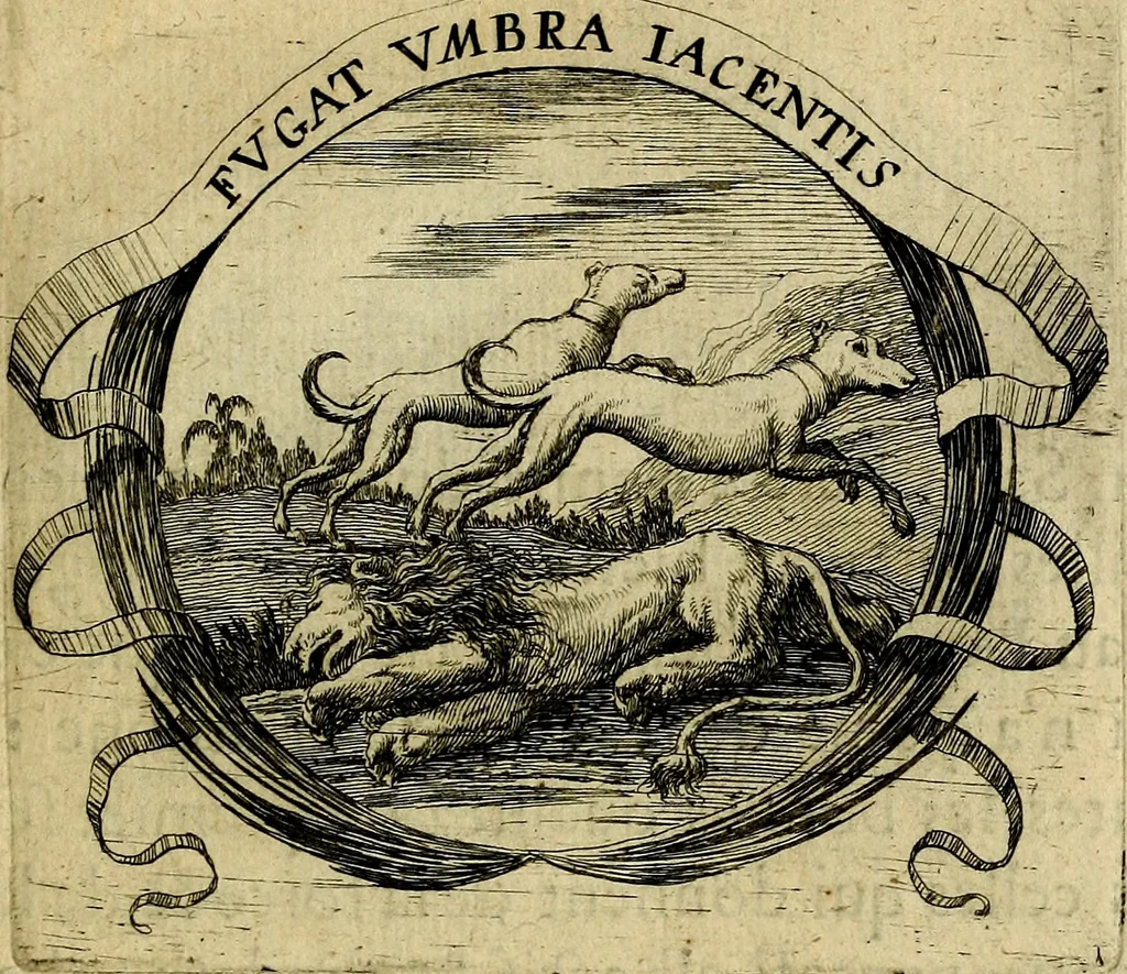 An illustration from Devises heroiqves et morales, 1649, leaf 10