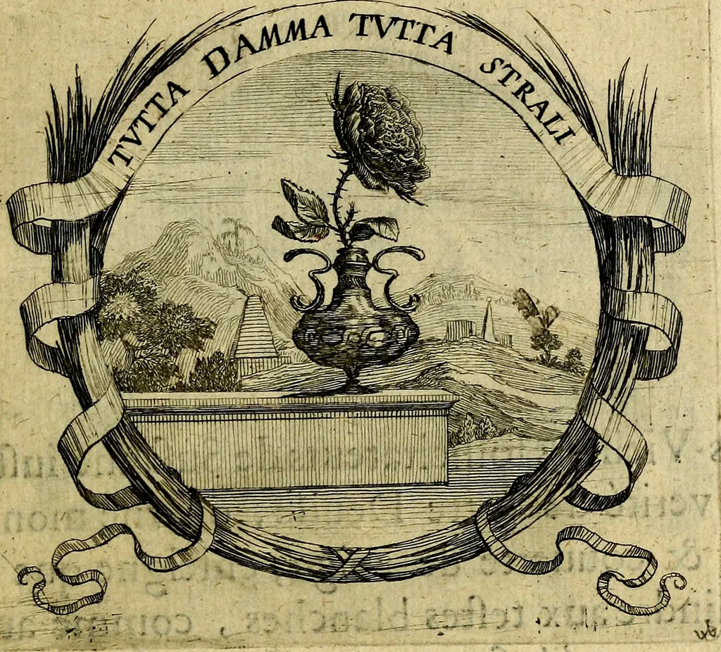 An illustration from Devises heroiqves et morales, 1649, leaf 100