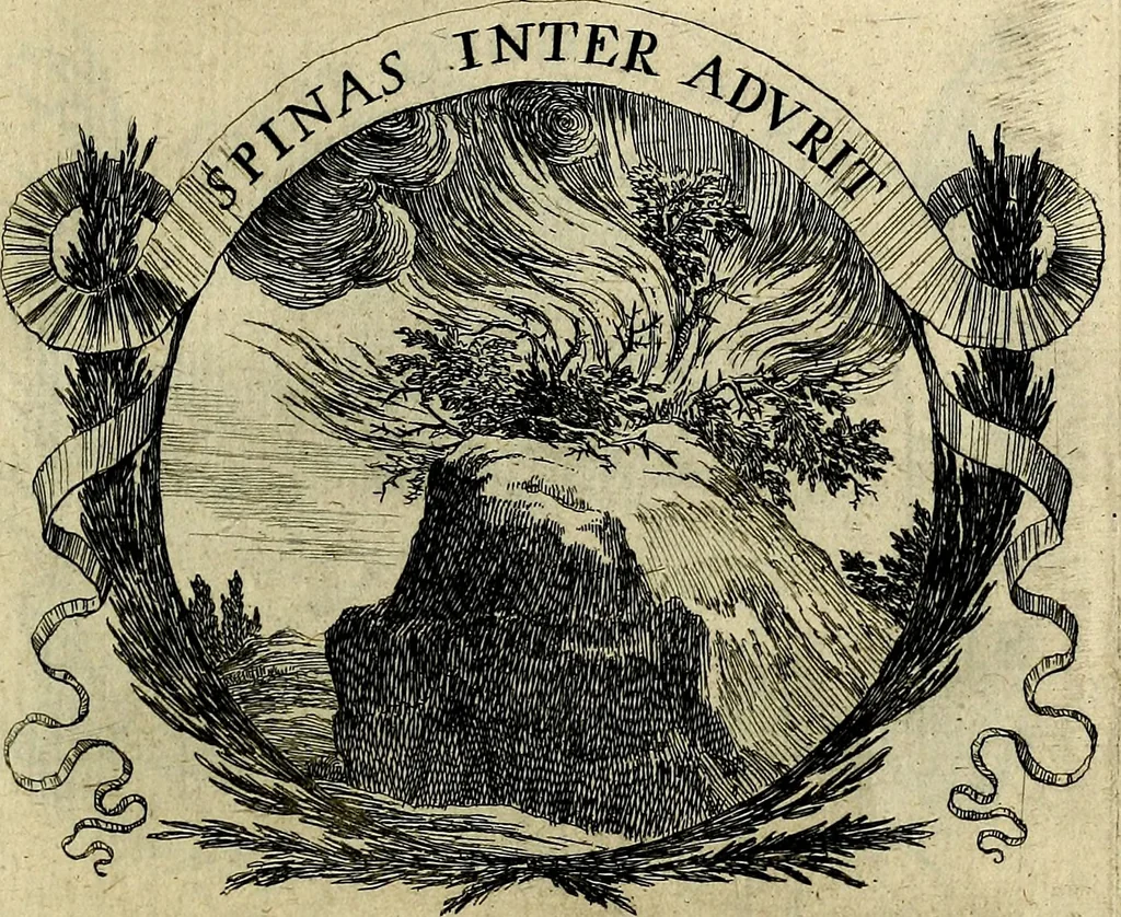 An illustration from Devises heroiqves et morales, 1649, leaf 104