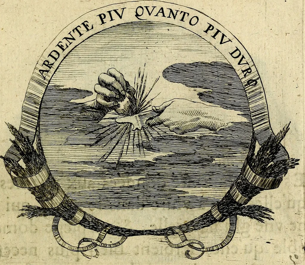 An illustration from Devises heroiqves et morales, 1649, leaf 108