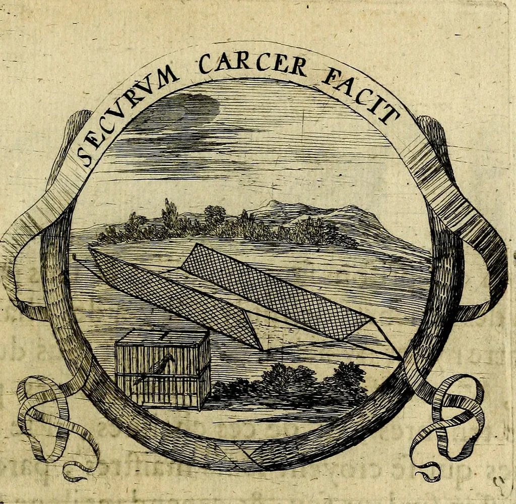 An illustration from Devises heroiqves et morales, 1649, leaf 110