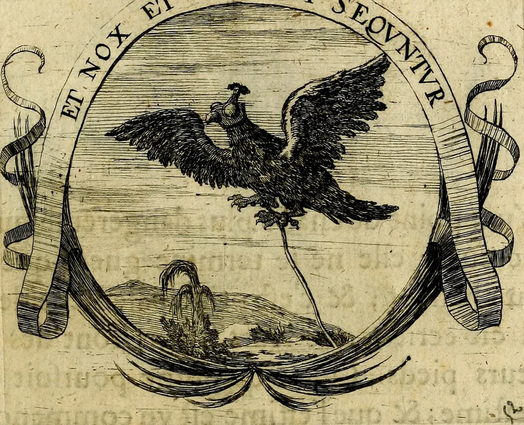 An illustration from Devises heroiqves et morales, 1649, leaf 112