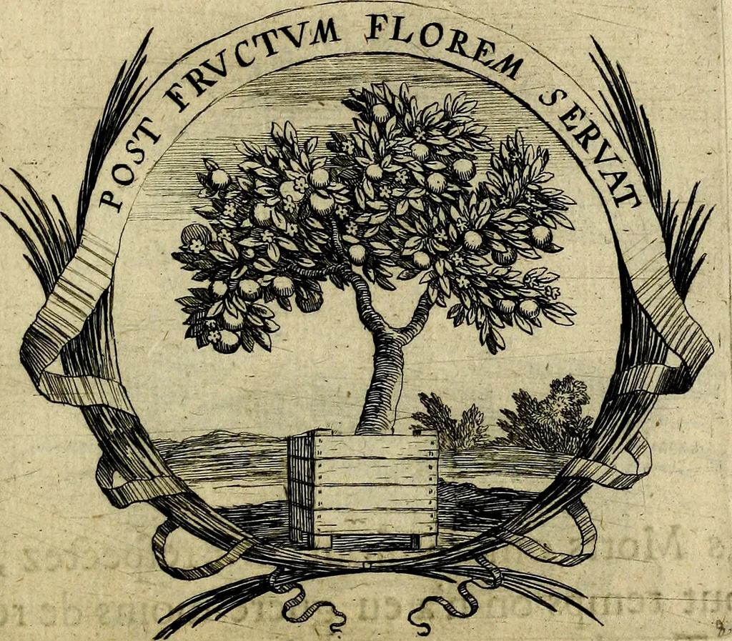 An illustration from Devises heroiqves et morales, 1649, leaf 24