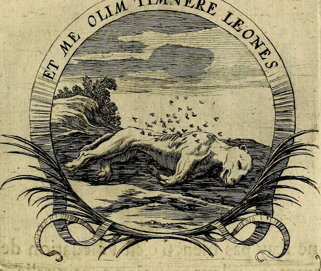 An illustration from Devises heroiqves et morales, 1649, leaf 26