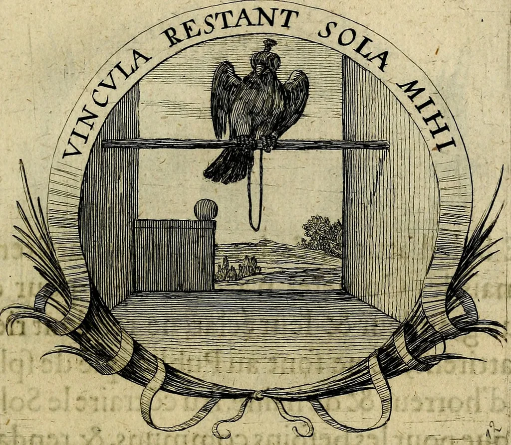 An illustration from Devises heroiqves et morales, 1649, leaf 32