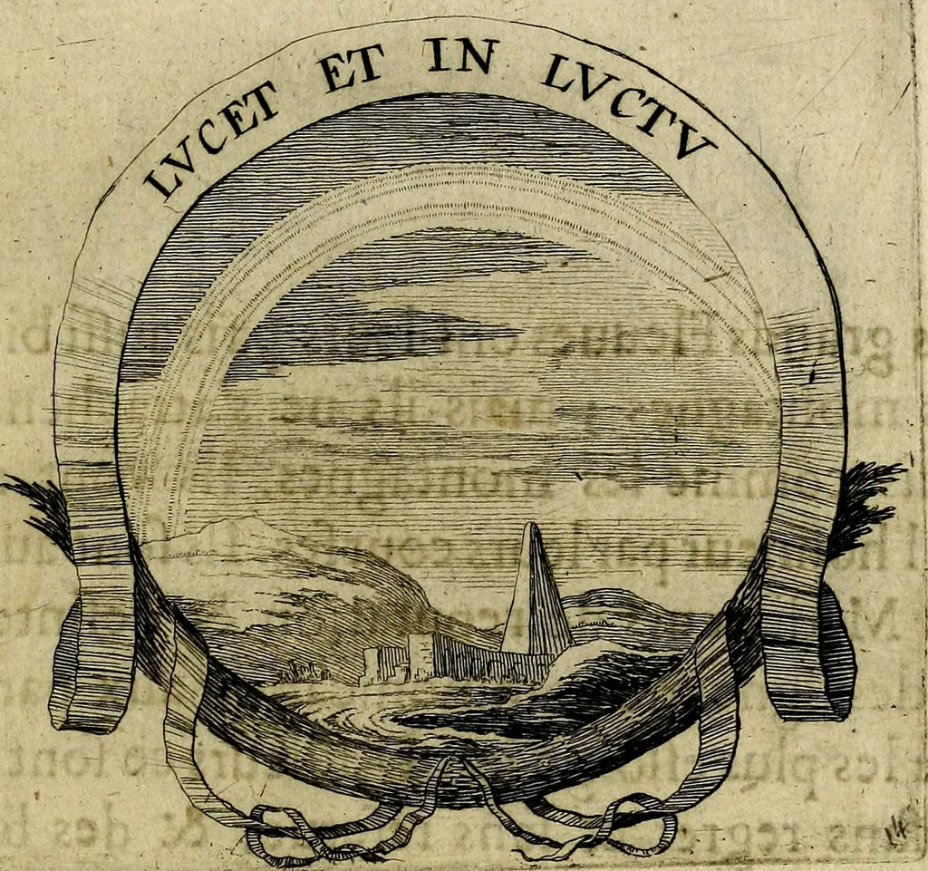 An illustration from Devises heroiqves et morales, 1649, leaf 36