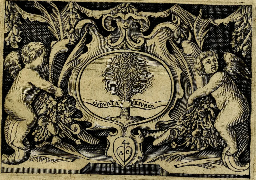 An illustration from Devises heroiqves et morales, 1649, leaf 4
