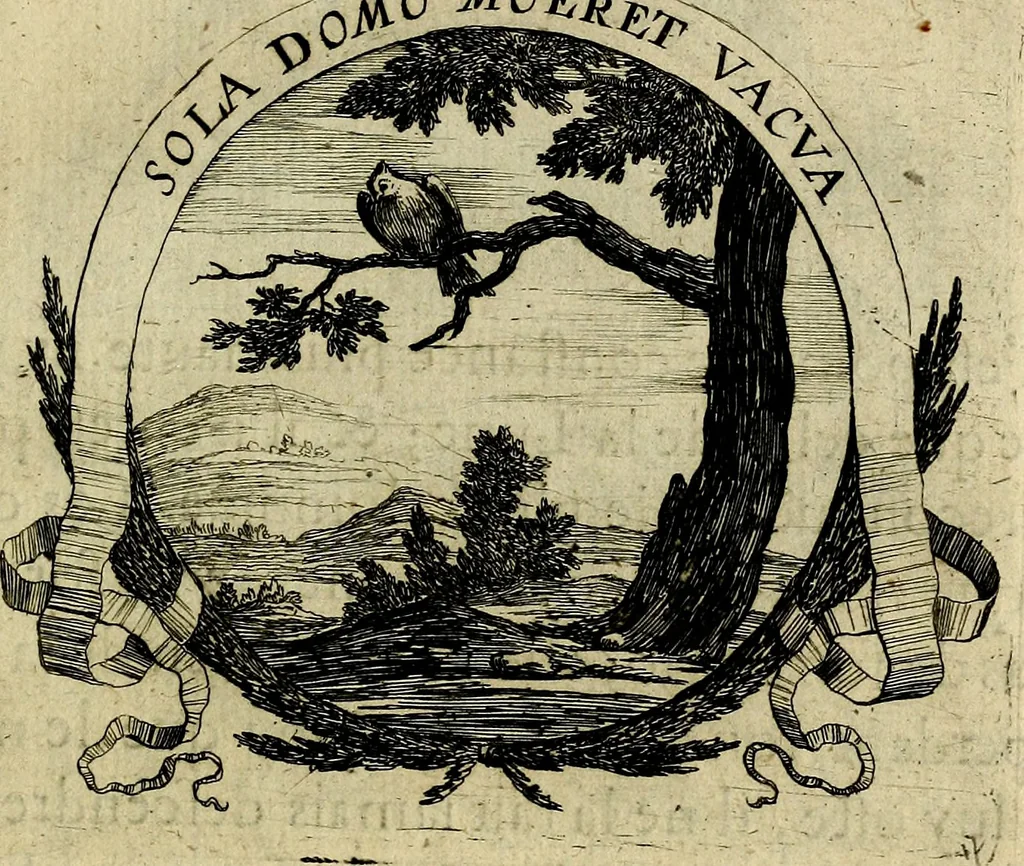 An illustration from Devises heroiqves et morales, 1649, leaf 42