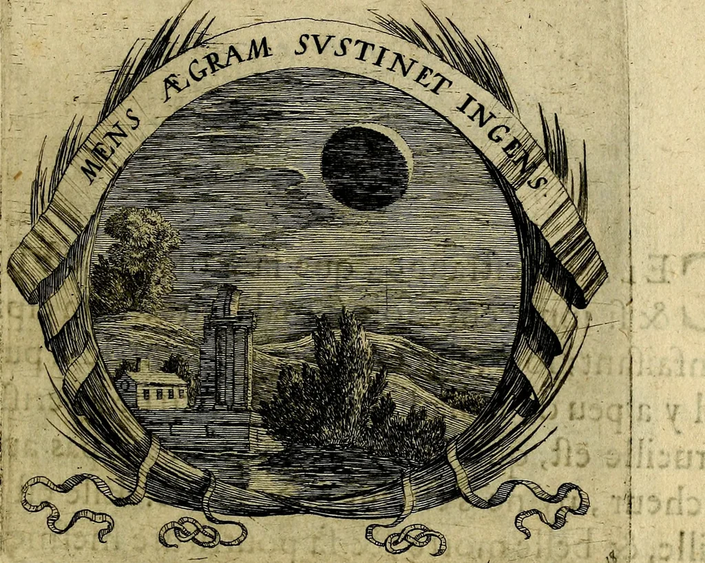 An illustration from Devises heroiqves et morales, 1649, leaf 44