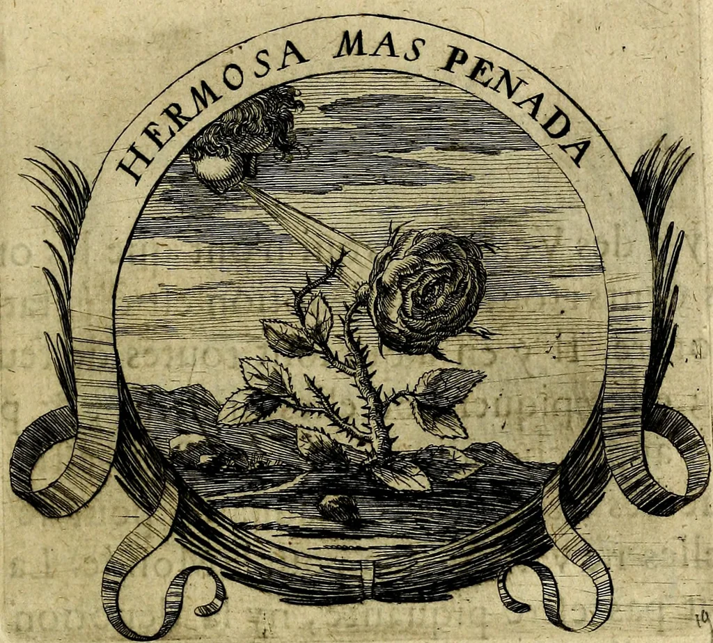 An illustration from Devises heroiqves et morales, 1649, leaf 46