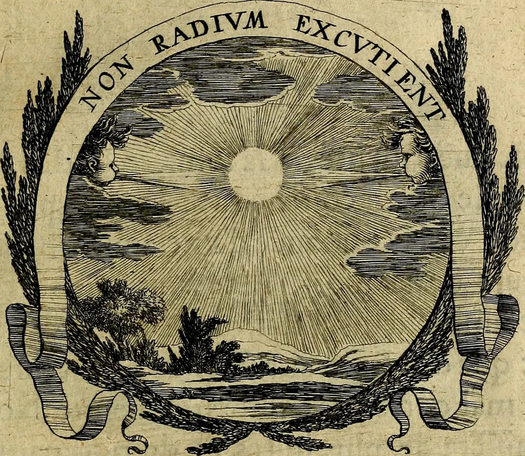 An illustration from Devises heroiqves et morales, 1649, leaf 56