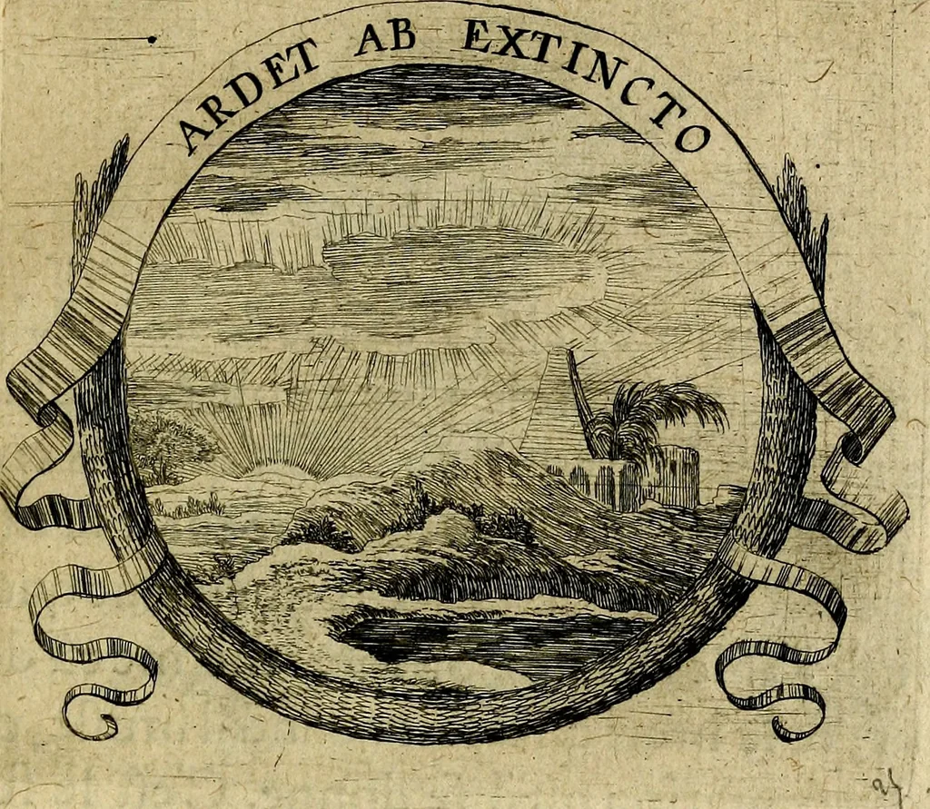 An illustration from Devises heroiqves et morales, 1649, leaf 58