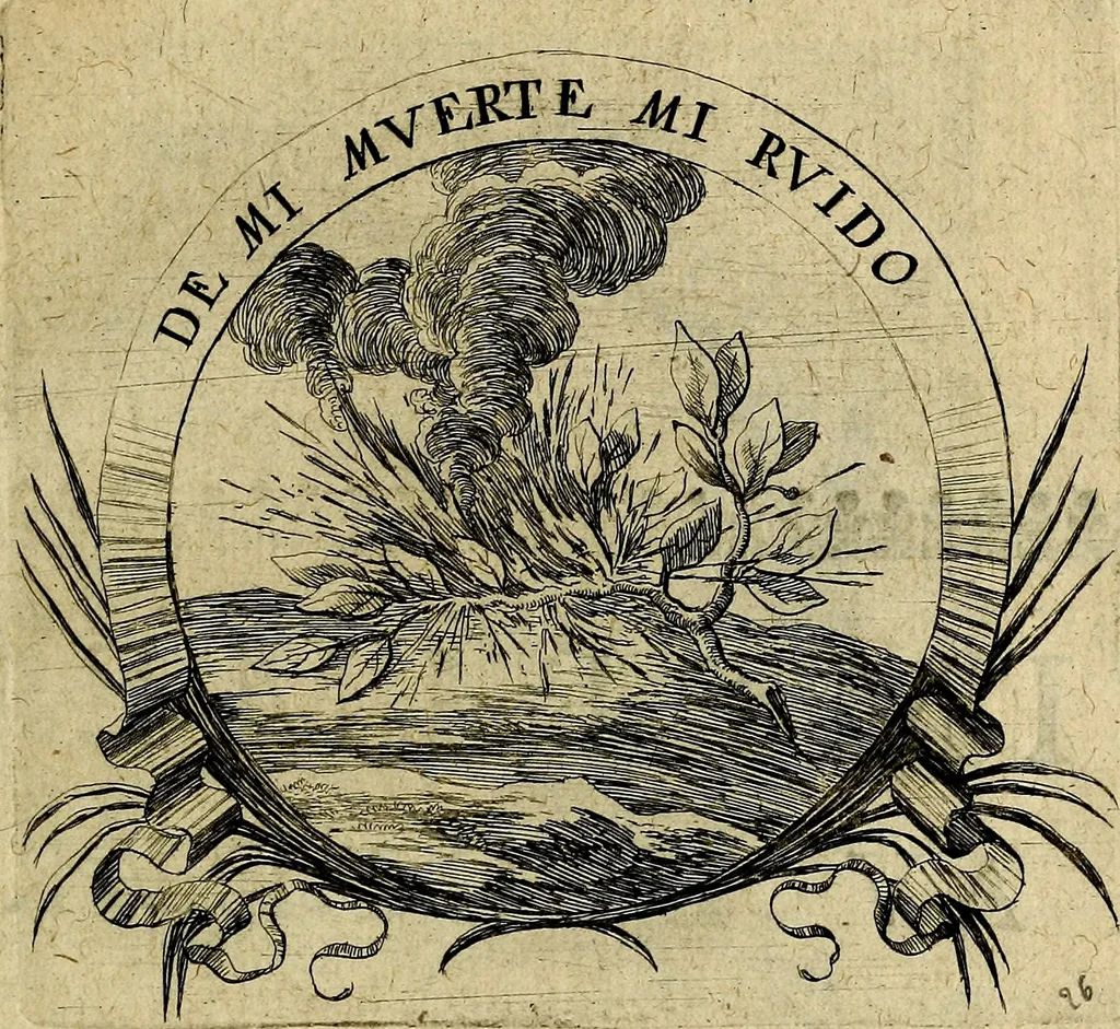 An illustration from Devises heroiqves et morales, 1649, leaf 60