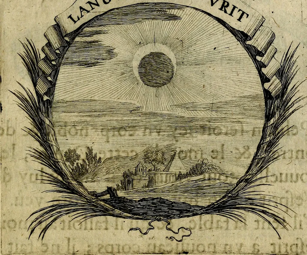 An illustration from Devises heroiqves et morales, 1649, leaf 62