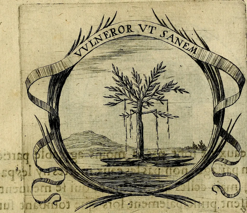 An illustration from Devises heroiqves et morales, 1649, leaf 64