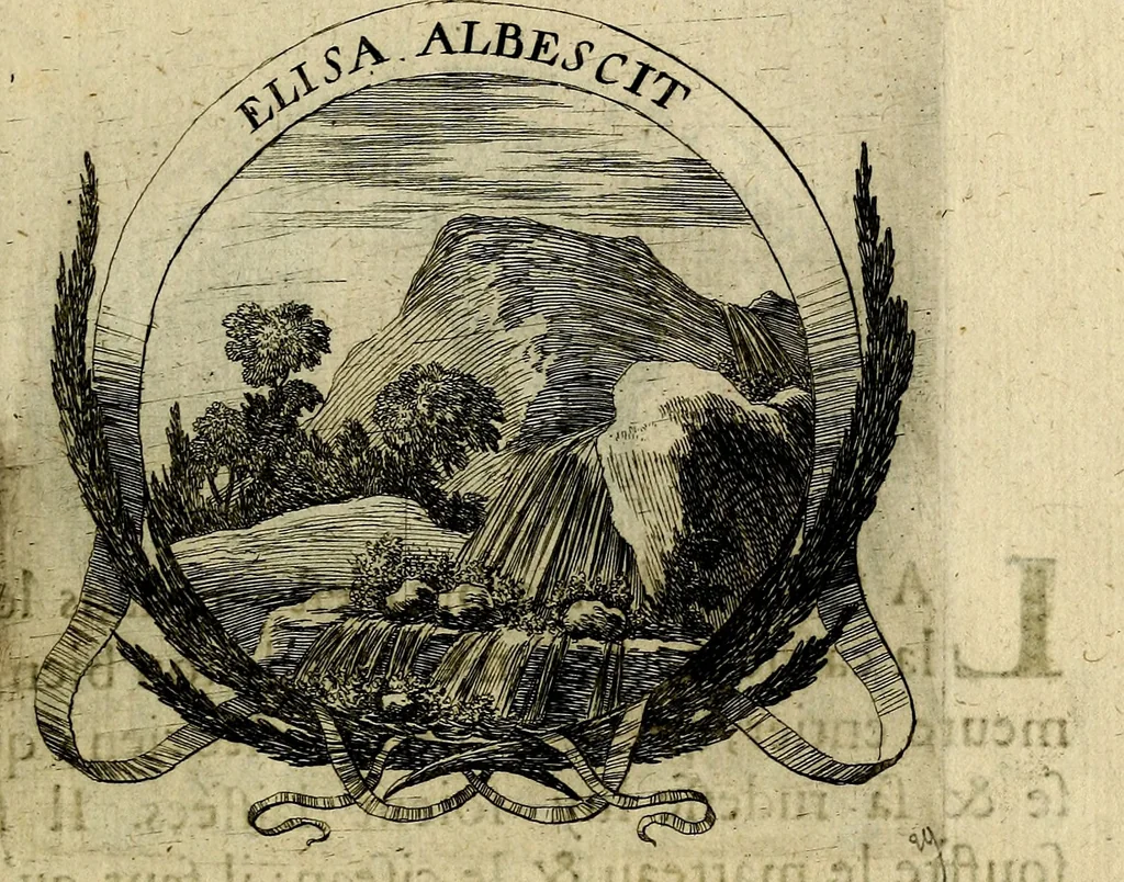An illustration from Devises heroiqves et morales, 1649, leaf 66