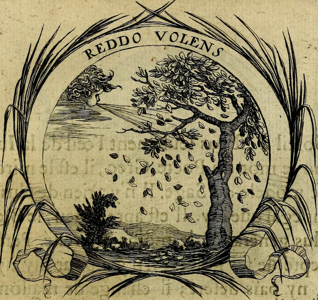 An illustration from Devises heroiqves et morales, 1649, leaf 70