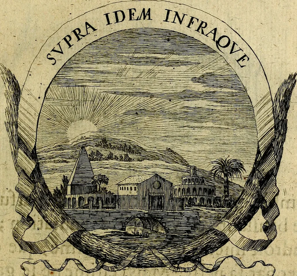 An illustration from Devises heroiqves et morales, 1649, leaf 72