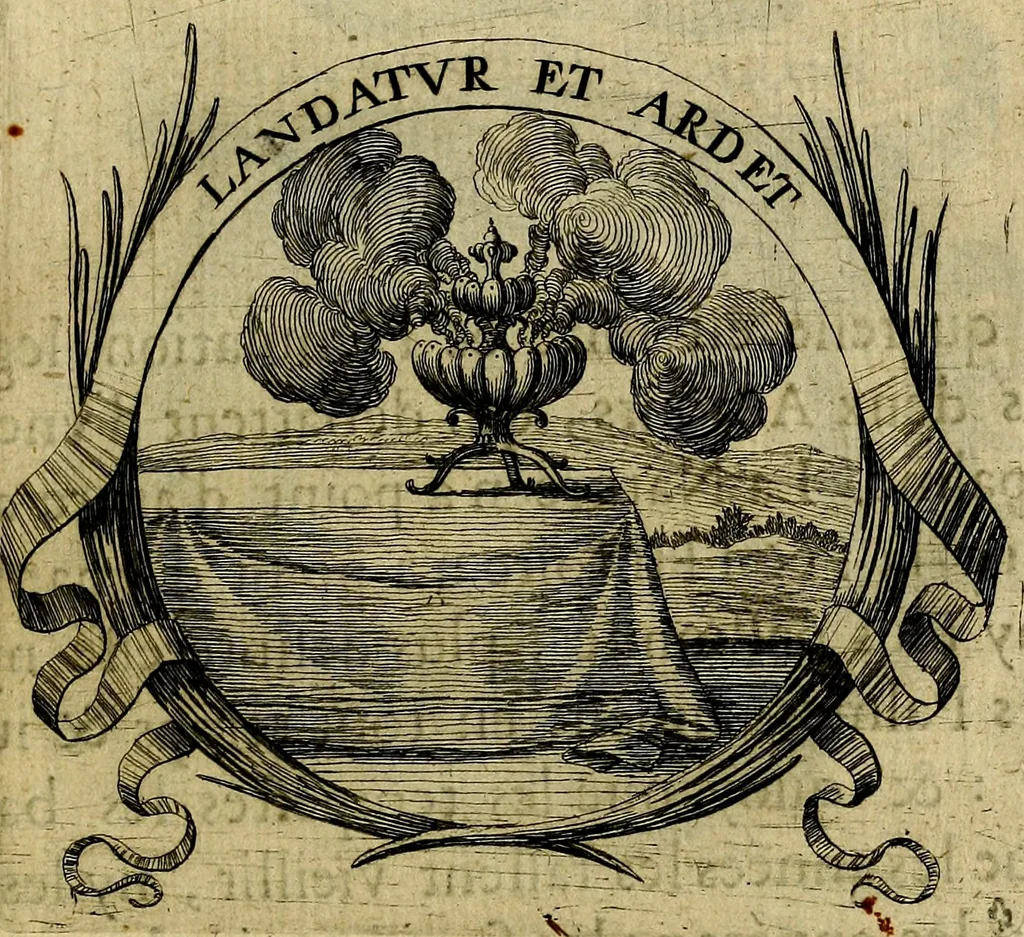An illustration from Devises heroiqves et morales, 1649, leaf 74