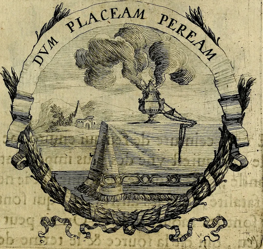 An illustration from Devises heroiqves et morales, 1649, leaf 86