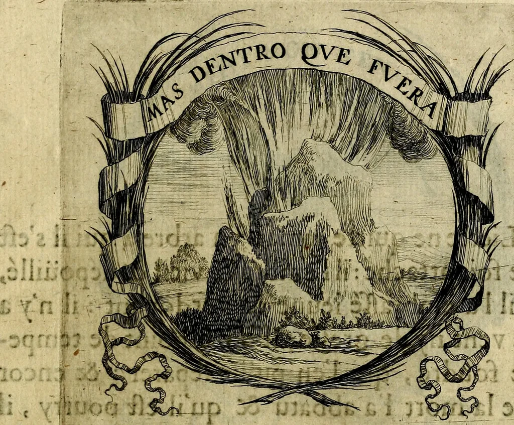 An illustration from Devises heroiqves et morales, 1649, leaf 90