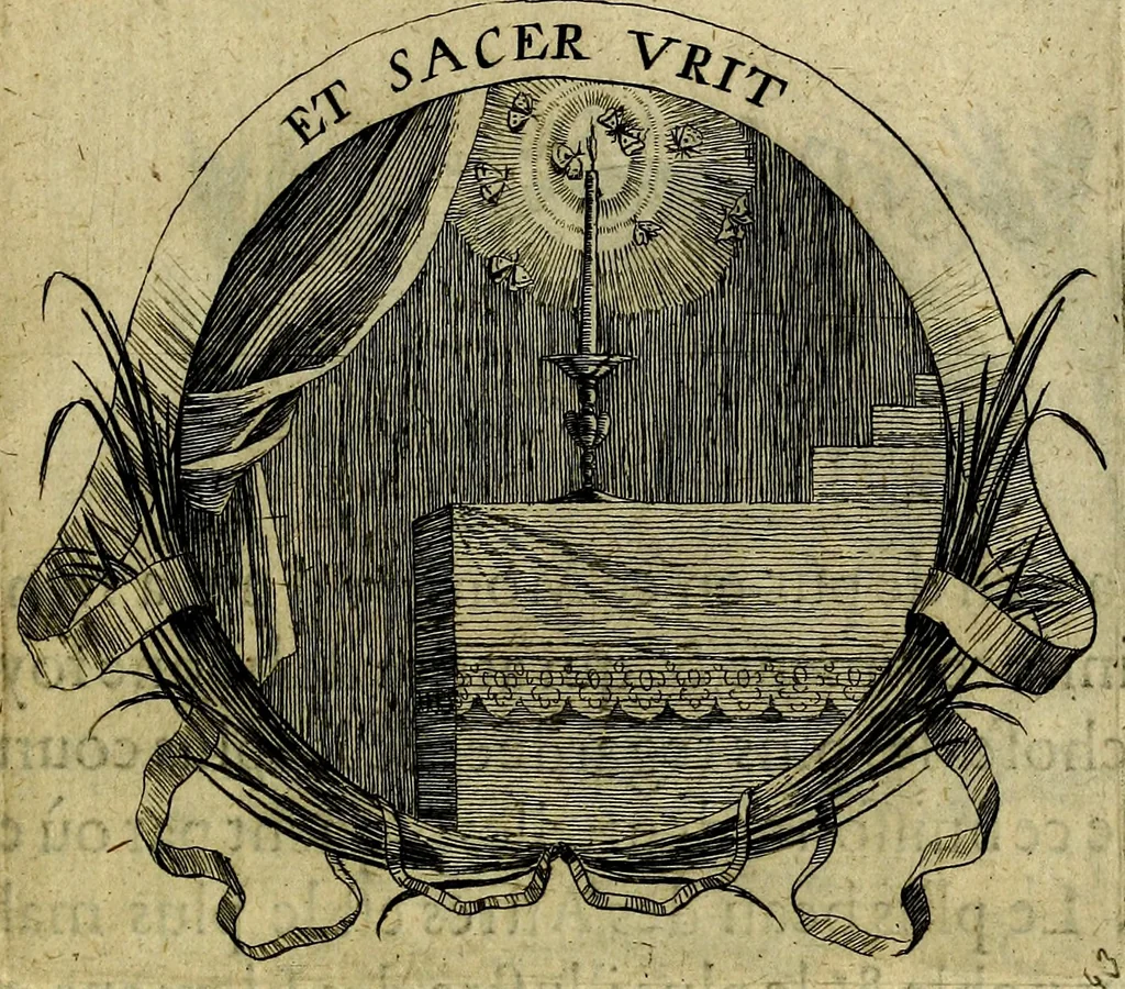 An illustration from Devises heroiqves et morales, 1649, leaf 94