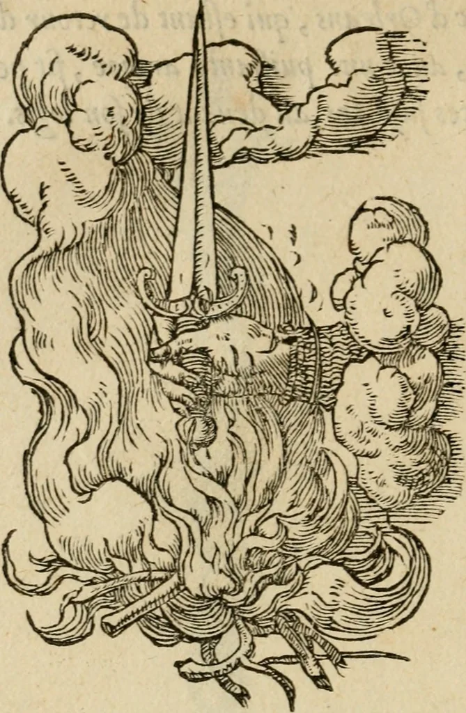 An illustration from Devises heroïqves, 1557, leaf 123