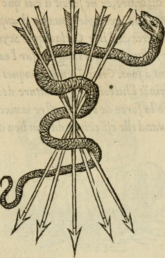An illustration from Devises heroïqves, 1557, leaf 188