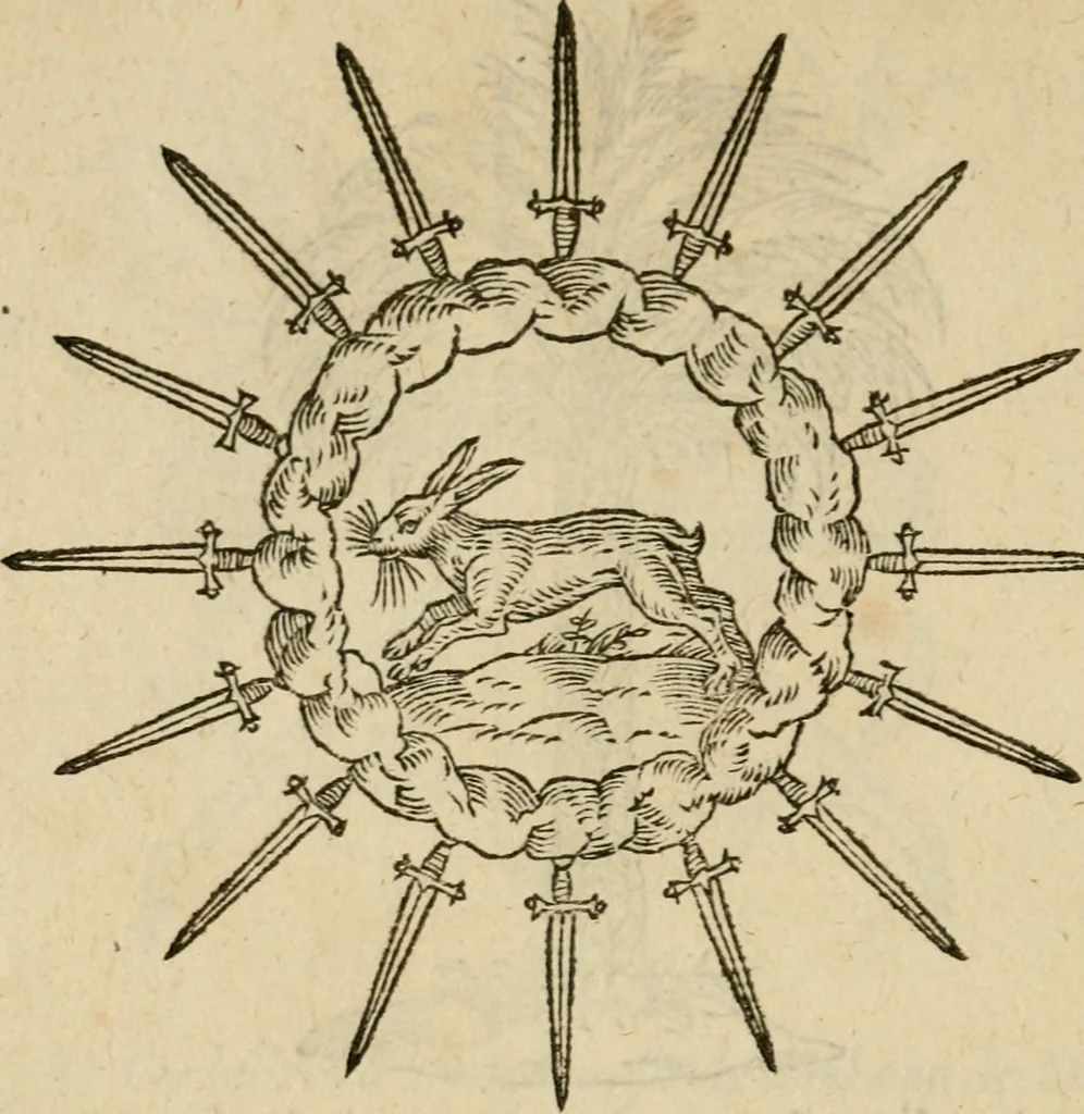 An illustration from Devises heroïqves, 1557, leaf 209