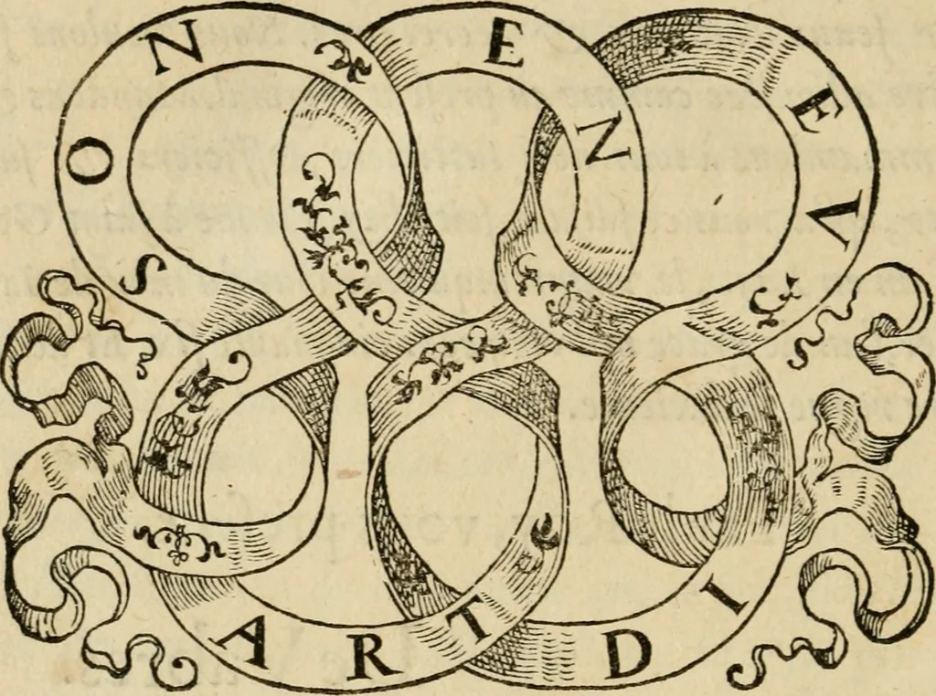 An illustration from Devises heroïqves, 1557, leaf 265