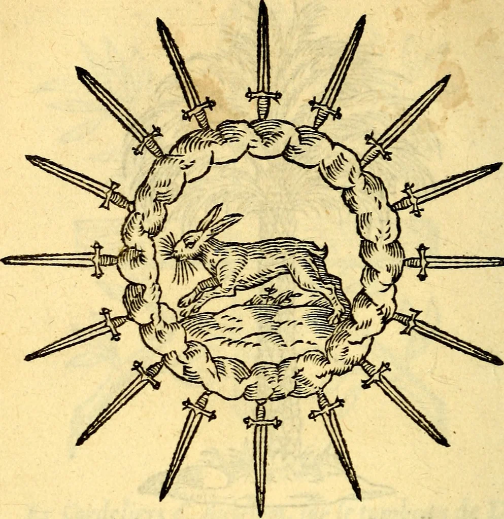 An illustration from Devises heroïqves, 1557, leaf 211