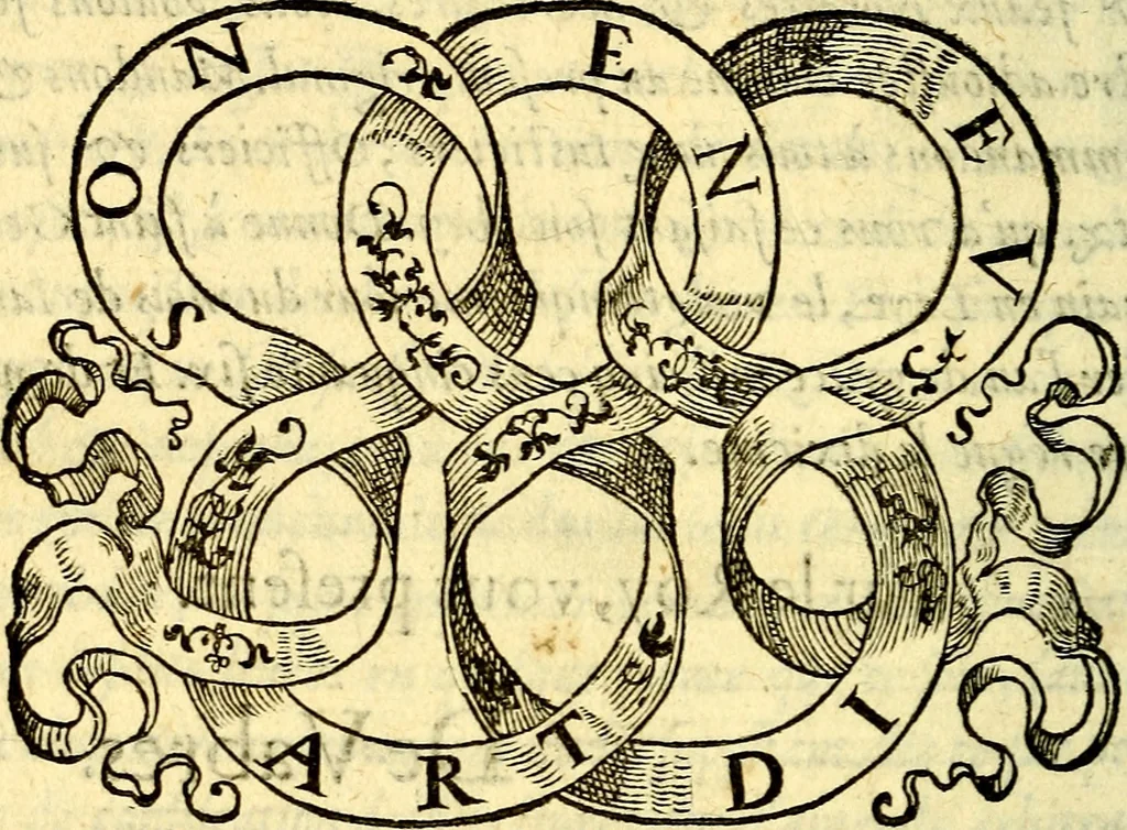 An illustration from Devises heroïqves, 1557, leaf 267