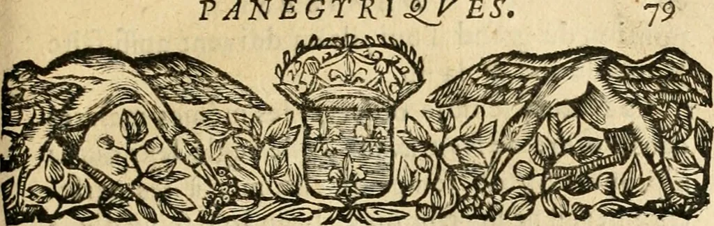 An illustration from Devises panegyriques pour Anne d'Austriche, reine de France, 1667, leaf 114
