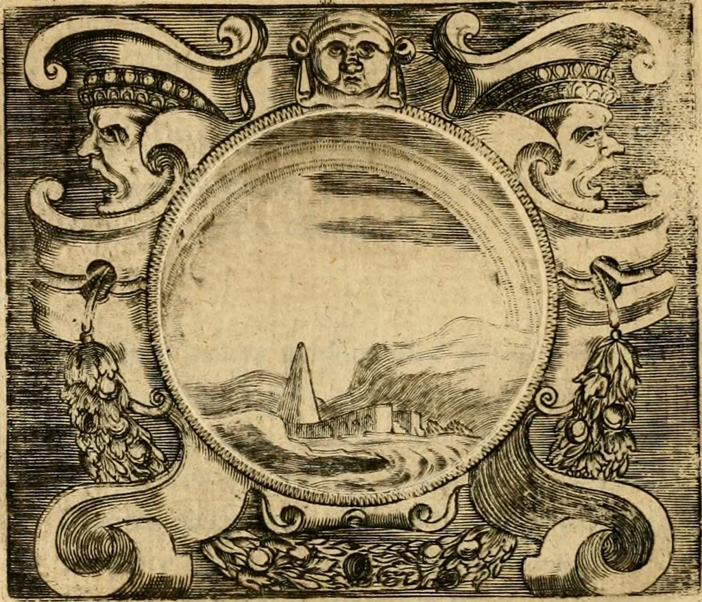 An illustration from Devises panegyriques pour Anne d'Austriche, reine de France, 1667, leaf 121