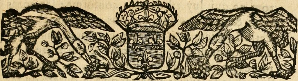 An illustration from Devises panegyriques pour Anne d'Austriche, reine de France, 1667, leaf 158