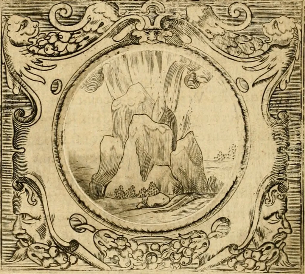 An illustration from Devises panegyriques pour Anne d'Austriche, reine de France, 1667, leaf 167