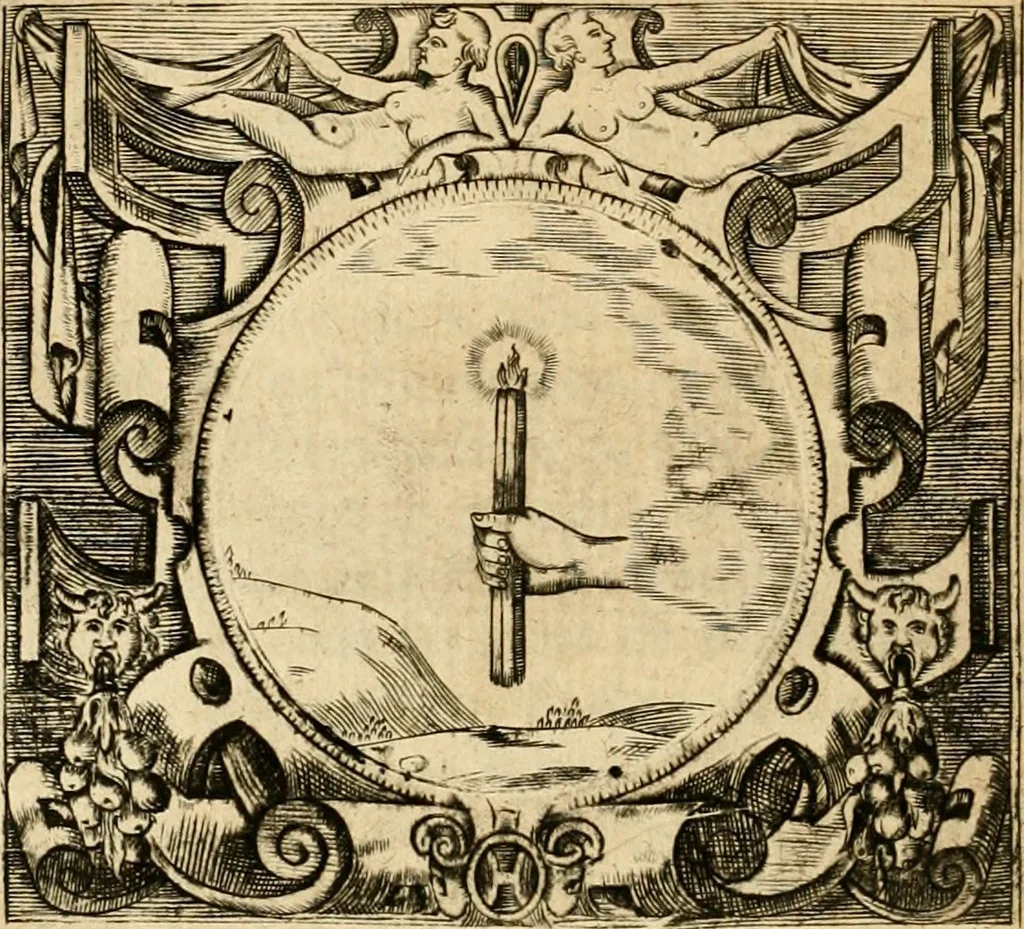 An illustration from Devises panegyriques pour Anne d'Austriche, reine de France, 1667, leaf 217