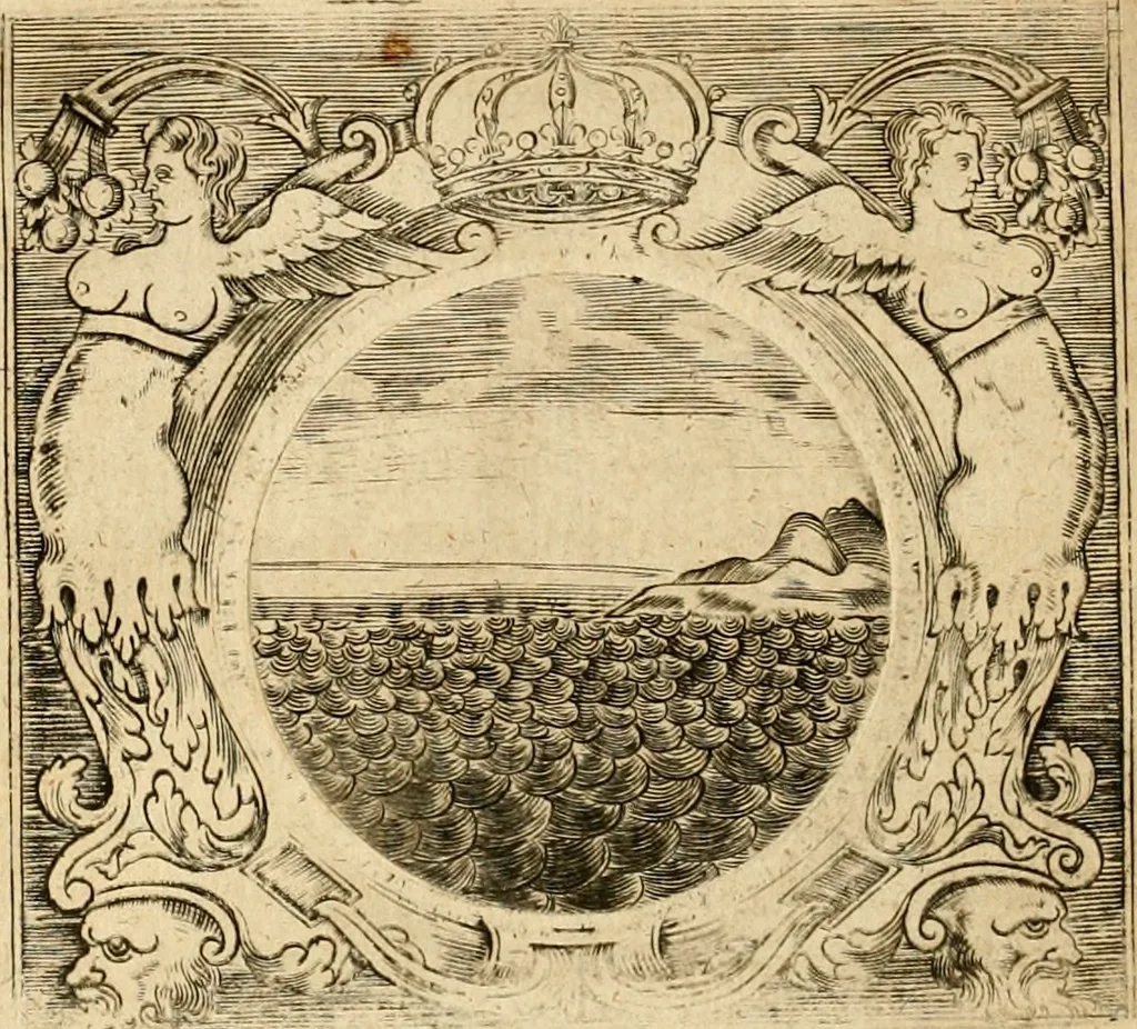 An illustration from Devises panegyriques pour Anne d'Austriche, reine de France, 1667, leaf 225