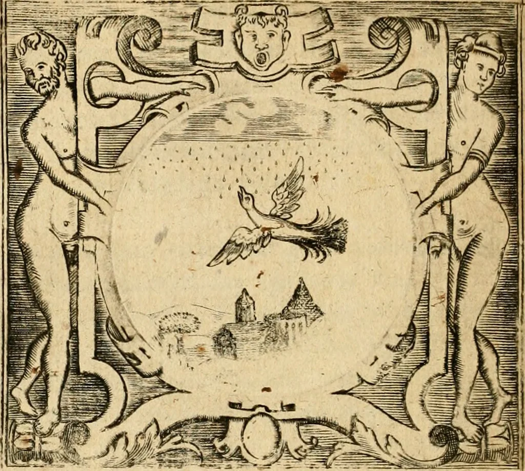 An illustration from Devises panegyriques pour Anne d'Austriche, reine de France, 1667, leaf 233