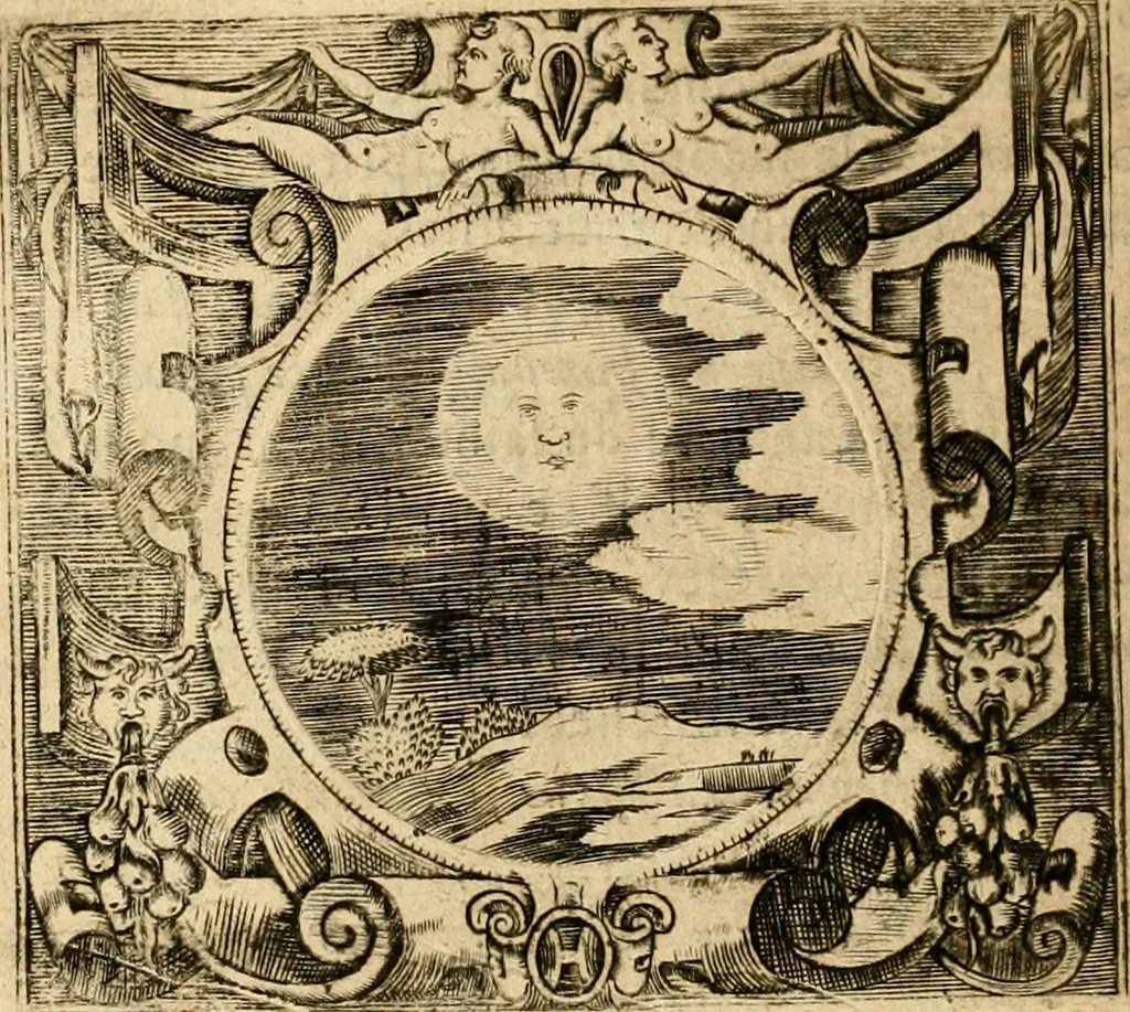 An illustration from Devises panegyriques pour Anne d'Austriche, reine de France, 1667, leaf 241