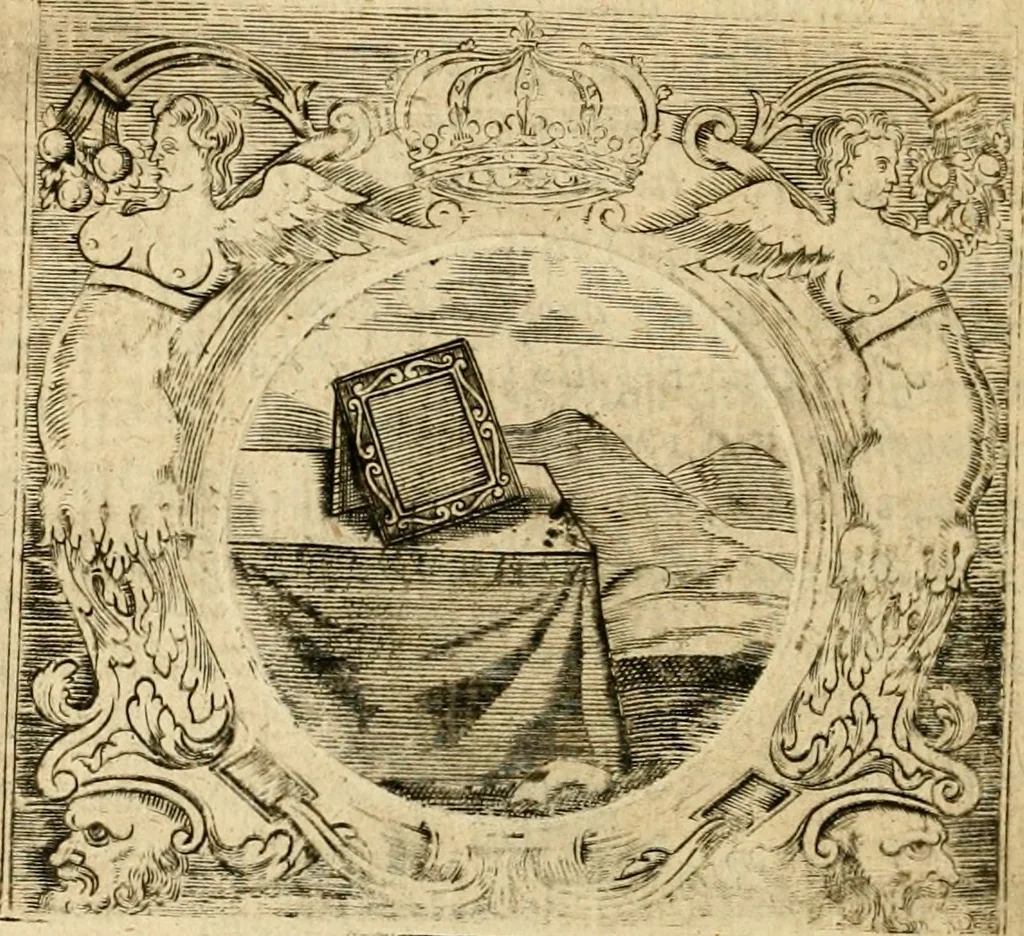 An illustration from Devises panegyriques pour Anne d'Austriche, reine de France, 1667, leaf 257