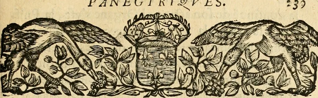 An illustration from Devises panegyriques pour Anne d'Austriche, reine de France, 1667, leaf 274