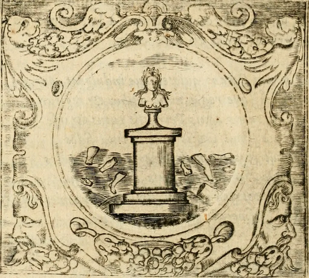 An illustration from Devises panegyriques pour Anne d'Austriche, reine de France, 1667, leaf 313