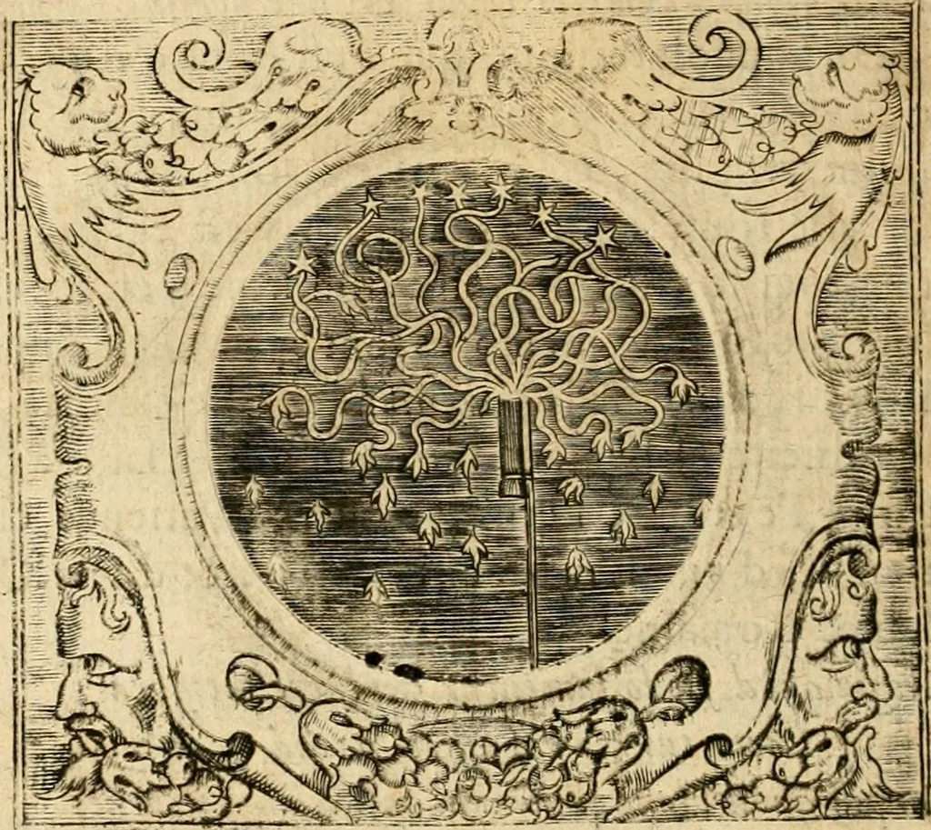 An illustration from Devises panegyriques pour Anne d'Austriche, reine de France, 1667, leaf 319