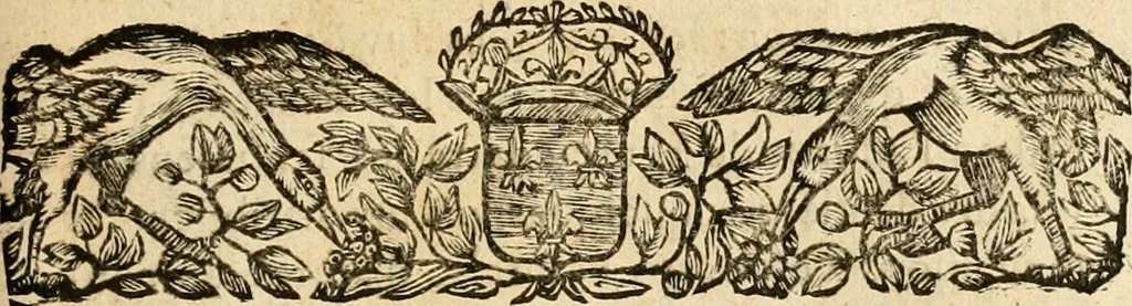 An illustration from Devises panegyriques pour Anne d'Austriche, reine de France, 1667, leaf 320