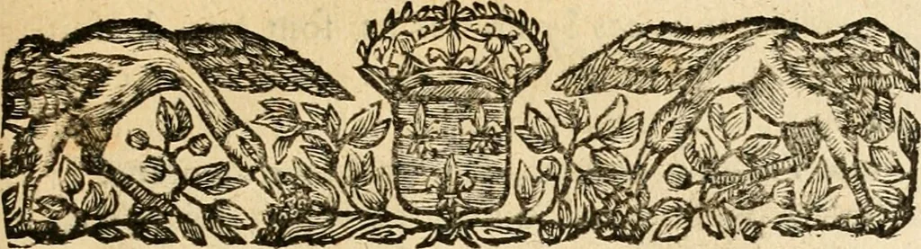 An illustration from Devises panegyriques pour Anne d'Austriche, reine de France, 1667, leaf 342
