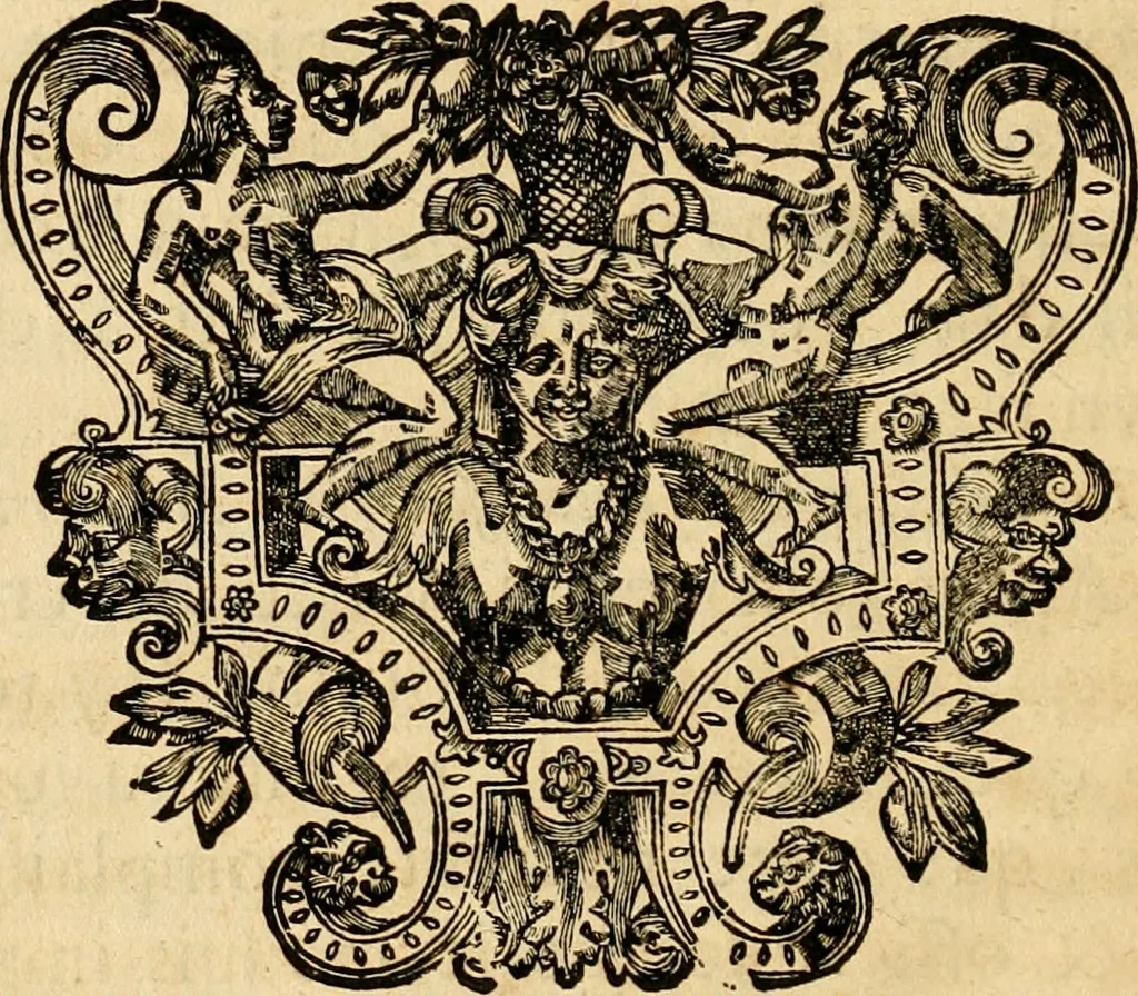 An illustration from Devises panegyriques pour Anne d'Austriche, reine de France, 1667, leaf 35