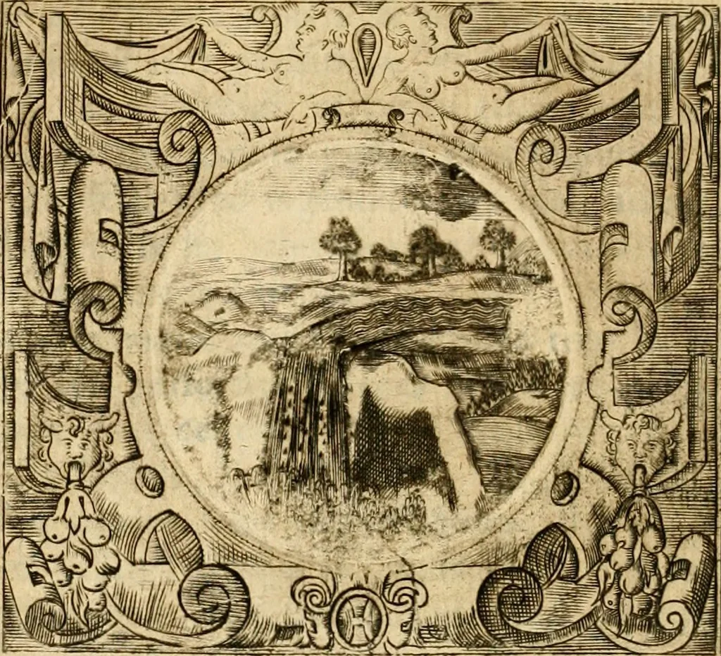 An illustration from Devises panegyriques pour Anne d'Austriche, reine de France, 1667, leaf 351