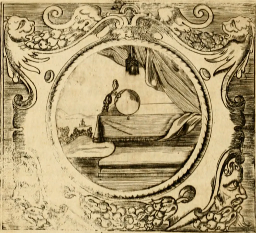 An illustration from Devises panegyriques pour Anne d'Austriche, reine de France, 1667, leaf 365