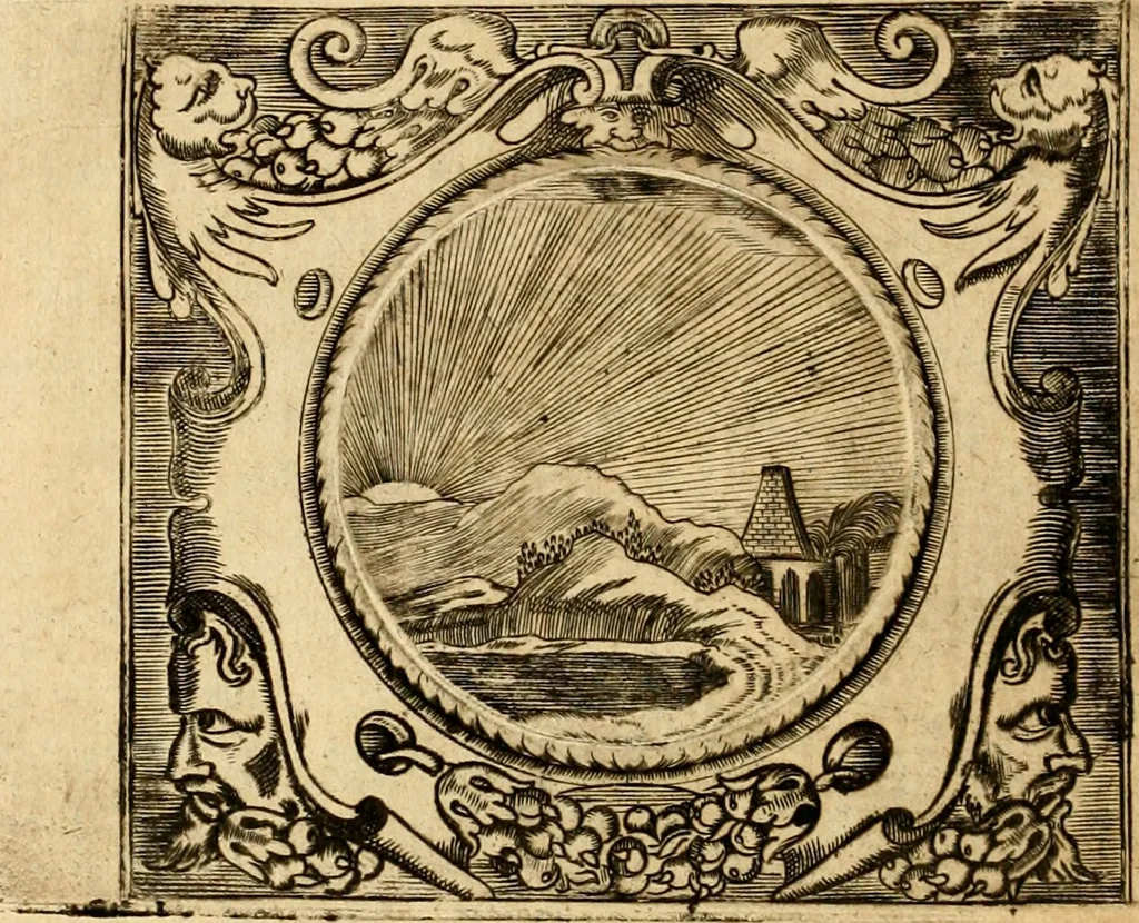 An illustration from Devises panegyriques pour Anne d'Austriche, reine de France, 1667, leaf 373